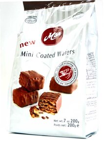 Chocolate Covered Mini Wafers - Man
