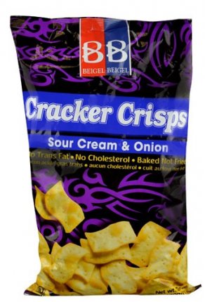 Sour Cream and Onion Crackers - Beigel Beigel