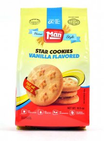 Man- Star Cookies Vanilla Flavored