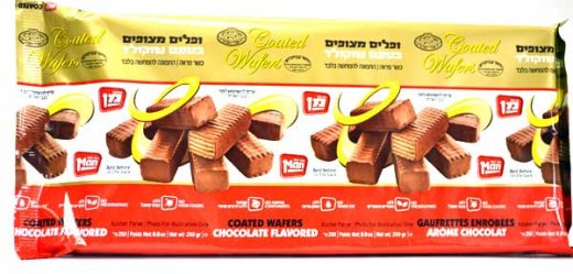 Chocolate Coated Wafers - Man 250gr