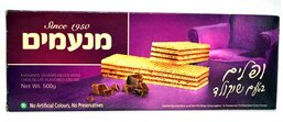 Chocolate Flavored Wafers - Manamim 500gr
