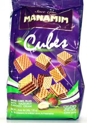 Hazelnut Cream Wafers - Manamim