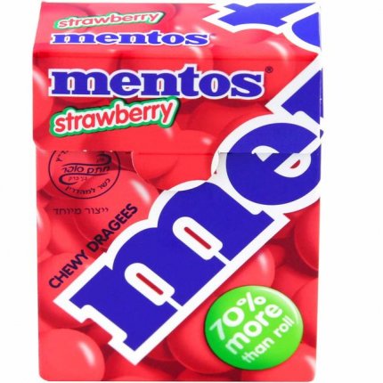 Strawberry Flavored Mentos Candies