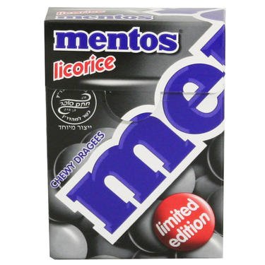 Licorice Flavored Mentos