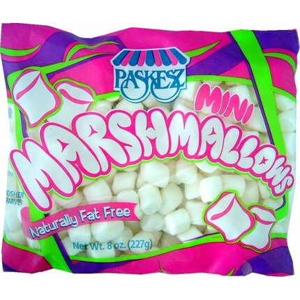 Mini White Marshmallow - Paskesz 8oz Bag