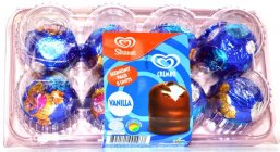 Chocolate Covered Vanilla Eggs - Strauss